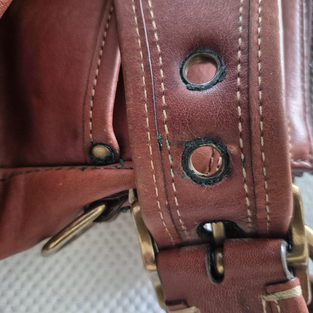 Coach Legacy 65th Anniversary Brown Whiskey Vachetta Leather Shoulder Bag - Picture 5 of 7